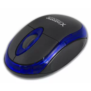 Mouse optic wireless Esperanza CYGNUS, XM106K, 3 butoane, 2.4GHz, Usb, 1200dpi, Albastru