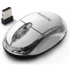 Mouse optic wireless Esperanza Harrier, XM105W,  3 butoane, 2.4GHz, Usb, 1000dpi, Alb/Transparent