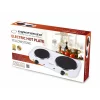 Plita electrica Esperanza Yellowstone, EKH014W, 1000W, 1x18.8cm+1x15.5cm, Alb