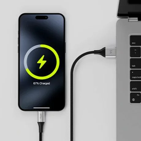 Cablu de date si incarcare Allity AUC-01, USB-A-USB-C, 3A, 1m, Negru