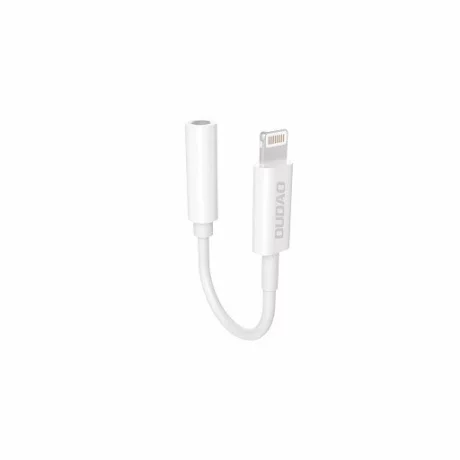 Adaptor audio Dudao L16i Lightning - mini jack 3.5mm, Alb