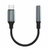 Adaptor audio Wozinsky WACM01 USB-C - mini jack 3.5mm, Negru
