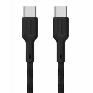 Cablu pentru incarcare si transfer de date Dudao L9C, USB-C la USB-C, 65W, 2m, Negru