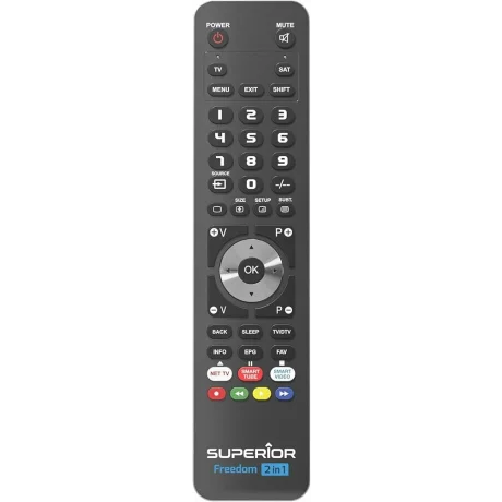 Telecomanda universala Freedom USB Type-C Superior SUPTUB002, 2 in 1, Negru