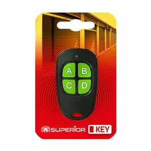 Telecomanda universala Key Superior SUPRF003, cu cod fix 433.92 MHz, pentru poarta electrica, garaj
