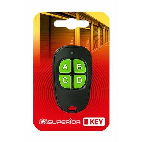 Telecomanda universala Key Superior SUPRF003, cu cod fix 433.92 MHz, pentru poarta electrica, garaj