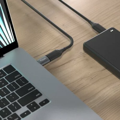 Adaptor Allity ABA-102, USB 3.0 la USB-C, Gri