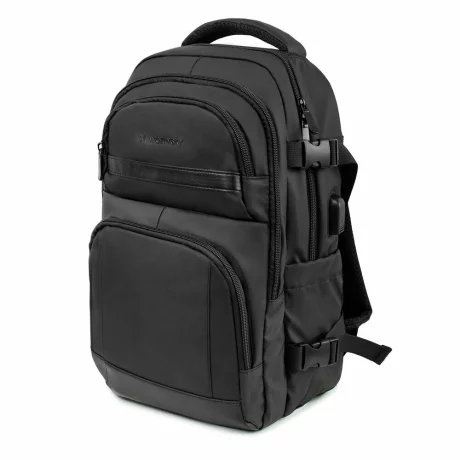 Rucsac de calatorie Wozinsky WPW-20L, cu buzunar pentru laptop 16", 40x20x25cm, Negru