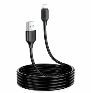 Cablu de date si Incarcare Joyroom, USB-A to Lightning, 3A, 1m, Negru