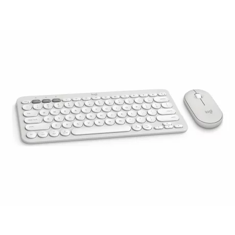 Logitech Pebble 2 Combo Wireless Tonal White - US International layout