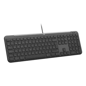 Logitech Wired Keyboard Signature Slim K620 for Business, US International layout, Graphite