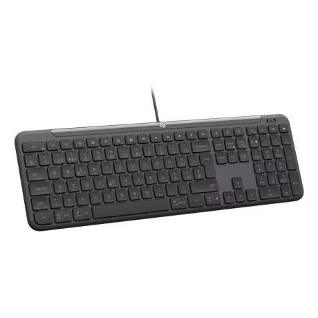 Logitech Wired Keyboard Signature Slim K620 for Business, US International layout, Graphite