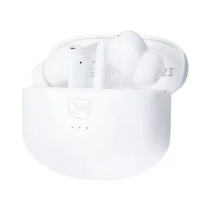 Casti wireless 3mk, LifePods, Bluetooth 5.4, Alb
