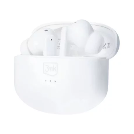 Casti wireless 3mk, LifePods, Bluetooth 5.4, Alb