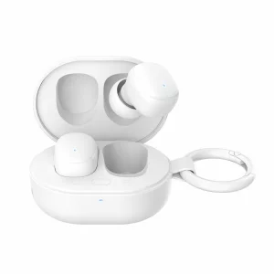 Casti wireless TWS 3mk, FlowBuds, Bluetooth 6.0, Alb