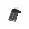 Adaptor iPeax OTG USB-C / USB-A (female), Negru