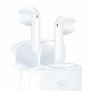 Casti wireless 3mk, Movepods, Bluetooth 5.4, Alb