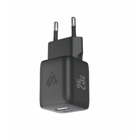 Incarcator Retea iPEAX GaN 25W (USB-C + USB-A), Negru