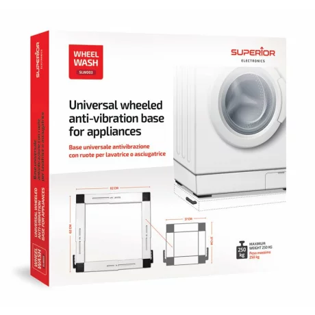 Wheel Wash - Baza universala antivibratii cu roti pentru masina de spalat