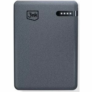 Acumulator extern 3MK, 5000mAh, 12W, USB-C, Gri