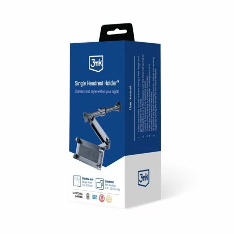 Suport auto pentru tetiera 3mk, Negru
