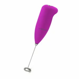 Aparat de spumat lapte electric Esperanza Latte, EKF001P, Roz
