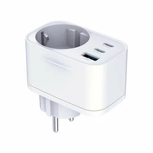 Incarcator Retea 3mk, Hyper Comfort Charger,  QC PD PPS 1xUSB-A, 2xUSB-C, 30W, Alb