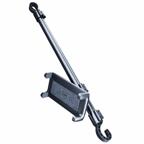 Suport auto dublu pentru tetiera 3mk, Negru