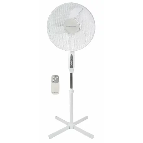 Ventilator cu picior Esperanza Vento Forte, EHF007WW, diametru 40cm, 45W, Alb