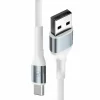 Cablu Date si Incarcare 3mk, Hyper N-SERIES, USB-A la USB-C, 1m, 9V/2A, 18W, Alb
