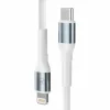 Cablu Date si Incarcare 3mk, Hyper N-SERIES, USB-C la Lightning, 50cm, 9V/3A, 27W, Alb