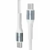 Cablu Date si Incarcare 3mk, Hyper N-SERIES, USB-C la USB-C, 1m, 20V/5A, 100W, Alb