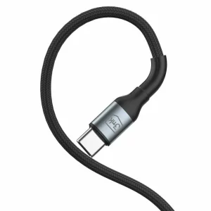 Cablu Date si Incarcare 3mk, Hyper N-SERIES, USB-C la USB-C, 2m, 20V/3A, 60W, Negru