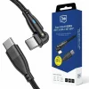 Cablu Date si Incarcare 3mk, Hyper N-SERIES, USB-C la USB-C, 2m, 20V/3A, 60W, Negru