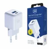 Incarcator Retea 3mk, Hyper GaN Charger, QC4+ PD 1xUSB-A, 1xUSB-C, 20W, Alb