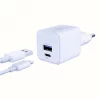 Incarcator Retea 3mk, Hyper GaN Charger, QC4+ PD 1xUSB-A, 1xUSB-C, 20W, Alb