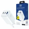 Incarcator Retea 3mk, Hyper GaN Charger, QC4+ PD, 1xUSB-A, 2xUSB-C, 65W, Alb