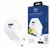 Incarcator Retea 3mk, HyperCharger,  QC4+ PPS AFC FCP SCP 1xUSB-A, 1xUSB-C 33W, Alb