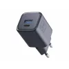 Incarcator Retea 3mk, HyperCharger,  QC4+ PPS AFC FCP SCP 1xUSB-A, 1xUSB-C 33W, Negru
