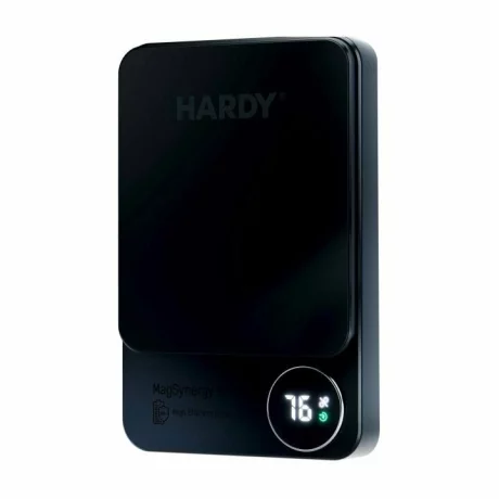 Acumulator extern 3MK HARDY MagSynergy Ni+ 5000mAh, 22.5W, Cablu USB-C la Lightning, Negru