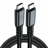 Cablu Date si Incarcare 3mk, Hyper N-SERIES, Thunderbolt 4, 1m, 48V/5A,  40Gb/s 240W 8K60Hz, Negru