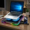 Cooler Laptop Gaming Wozinsky WDCX-A26 NitroCool RGB, Negru