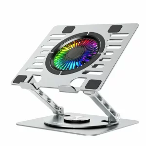 Cooler Laptop Gaming Wozinsky WDCX-X16-AS CoolBase RGB 360°, Argintiu