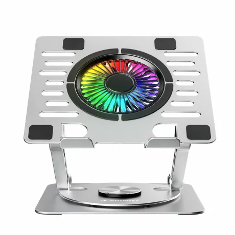 Cooler Laptop Gaming Wozinsky WDCX-X16-AS CoolBase RGB 360°, Argintiu