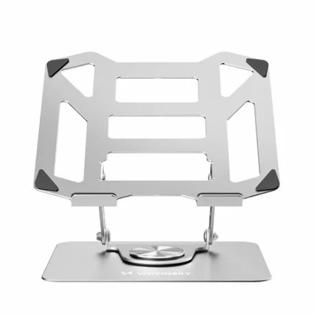 Suport pentru laptop sau tableta Wozinsky WDCX-X19-AB HardStand Rotativ 360 grade, Argintiu