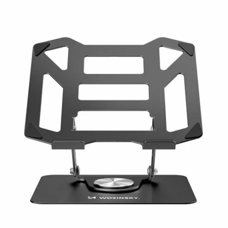 Suport pentru laptop sau tableta Wozinsky WDCX-X19-AB HardStand Rotativ 360 grade, Negru