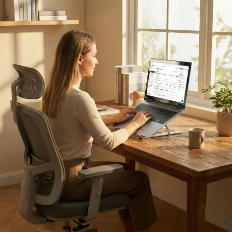 Suport pentru Laptop Wozinsky WDCX-X8S Pliabil, Argintiu
