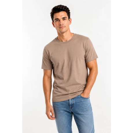 Tricou barbati Brown Rice, marimea L, 100% bumbac