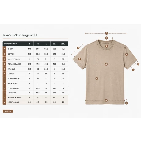 Tricou barbati Brown Rice, marimea XL, 100% bumbac