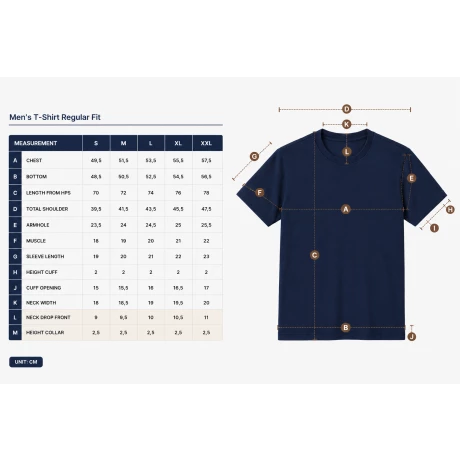 Tricou barbati Naval Academy, marimea L, 100% bumbac